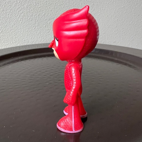 PJ Masks Owlette Red Action Figure 3.25" Frog Box Just Play Cake Topper - Picture 4 of 9